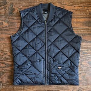 Dickies Navy Quilted Vest